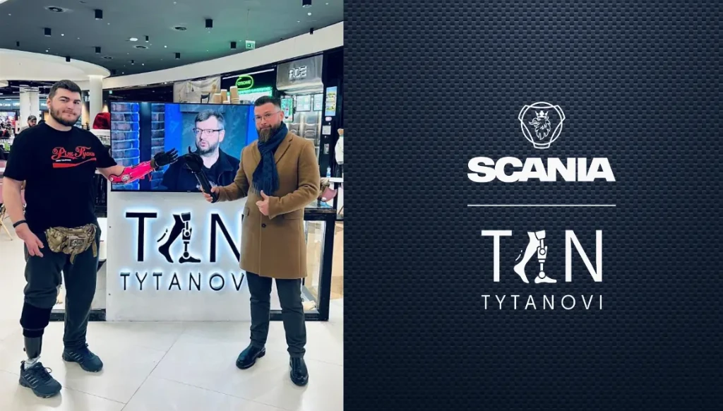Scania запускает в Украине серию грузовиков для поддержки ветеранов